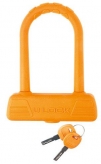Zapięcie rowerowe M-Wave U-Lock B189 silikon pomarańczowe