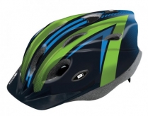 Kask rowerowy B-Skin Tomcat M czarny zielony niebieski