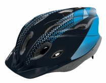 Kask rowerowy B-skin Tomcat czarno-niebieski M