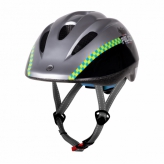 Kask rowerowy dziecięcy Force Fun Police srebrny S