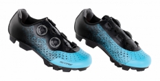 Buty rowerowe FORCE MTB SCORE niebiesko-czarne 41