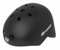 Kask rowerowy FORCE BMX czarny mat S/M