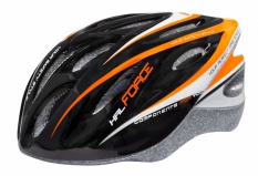 Kask rowerowy Force Hal czarno-pomarańczowy S/M