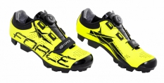 Buty rowerowe FORCE MTB CRYSTAL fluo 36