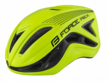 Kask rowerowy Force Rex fluo-czarny S/M