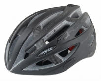 Kask rowerowy FORCE ROAD czarny mat/połysk L/XL