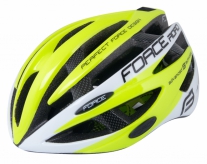 Kask rowerowy Force Road fluo-biały L/XL