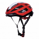 Kask rowerowy FORCE LYNX czarno-czerwono-białe S/M