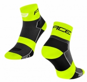 Skarpetki FORCE SPORT 3, czarno-fluo L-XL