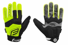 Rękawiczki rowerowe Force MTB Autonomy fluo L