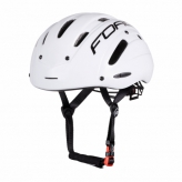 Kask rowerowy FORCE GLOBE AIR biało-czarny S/M