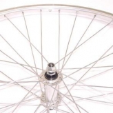 Koło rowerowe przednie merkloos paralax 28'' srebrne