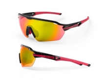 Okulary rowerowe Accent Reflex czarno-różowe