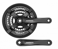 Mechanizm korbowy Shimano TY501 48/38/28T 170mm czarny