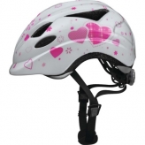 Kask rowerowy dziecięcy Abus Anuky S 46-52 white heart