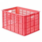 Skrzynia transportowa Basil Crate L duża czerwona