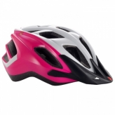 Kask rowerowy met funandgo universal różowo/biały