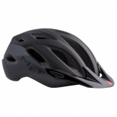 Kask rowerowy met crossover xl czarny mat