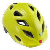 Dziecięcy kask rowerowy met elfo giraffe xs zielony